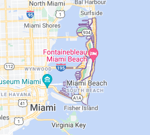 Miami Beach Location Map